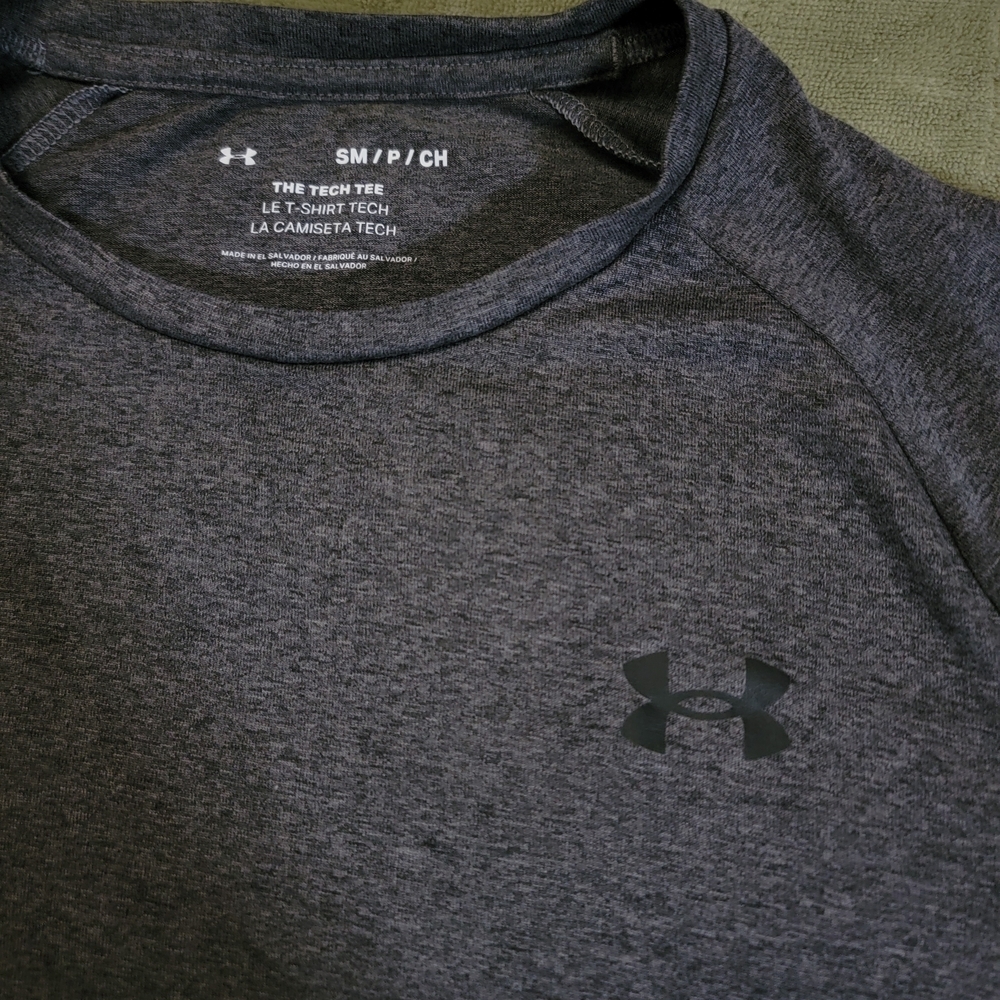 Under Armour Men's Tech 2.0 Dark Gray Short Sleeve Tee Small - Picture 8 of 9